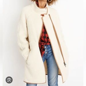 Madewell Sherpa Cocoon Coat
